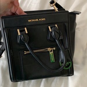 Michael Kors black colette bag
